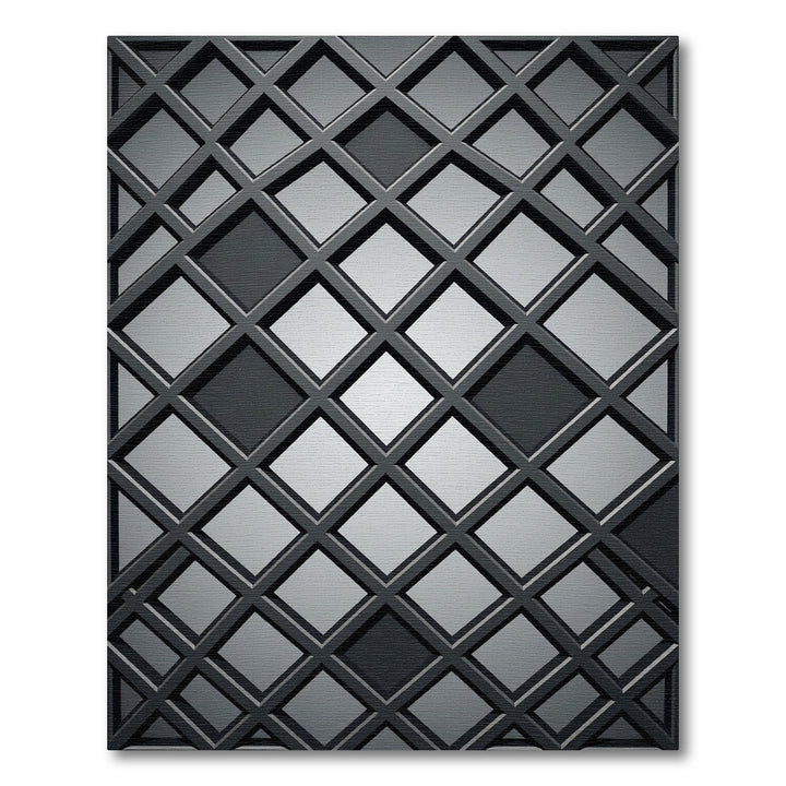 Diamond Lattice Grate Rug