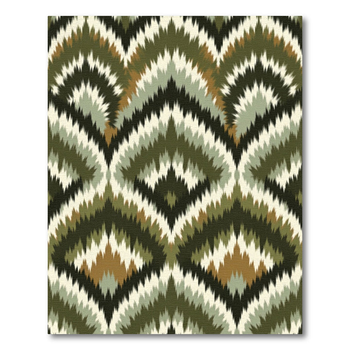 Zigzag Camo Diamond Indoor Rug