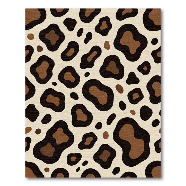 Cheetah Spots Cream Brown Rug
