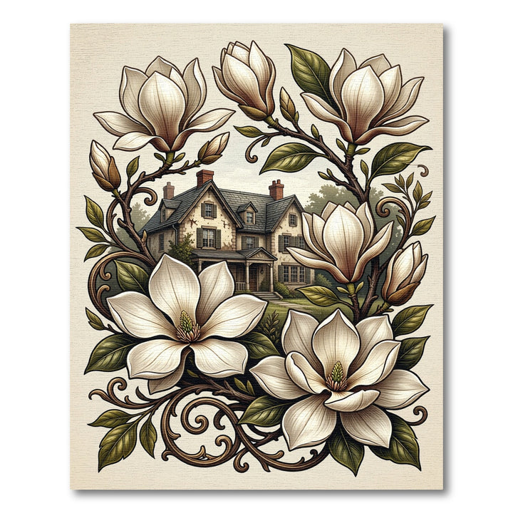 Magnolia Blossom Vintage Home Rug
