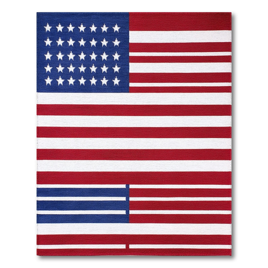 American Flag Washable Area Rug