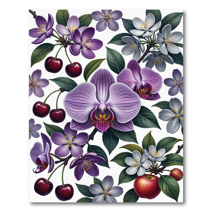 Orchid Cherry Apple Blossom Bloom Rug