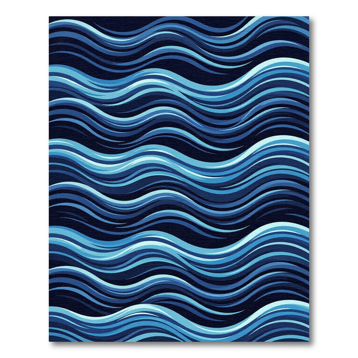Azure Aqua Marine Swirls Rug