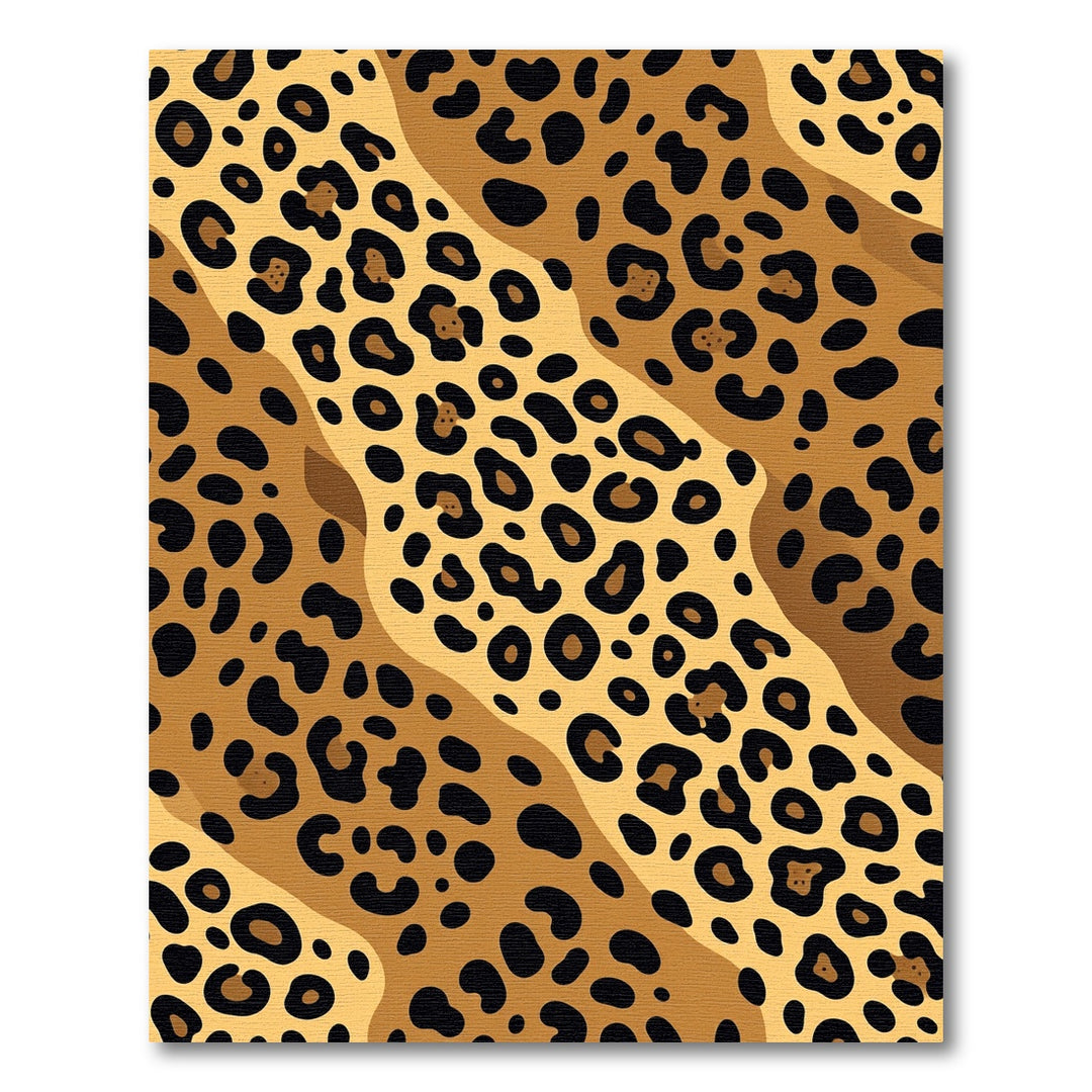 Bold Leopard Spots Abstract Rug