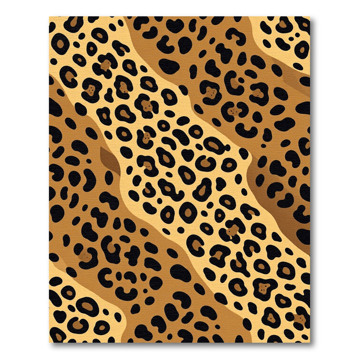 Bold Leopard Spots Abstract Rug