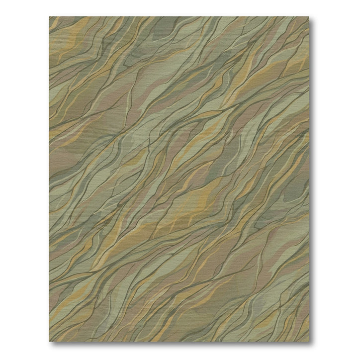 Earthy Tone Woven Wood Grain Rug