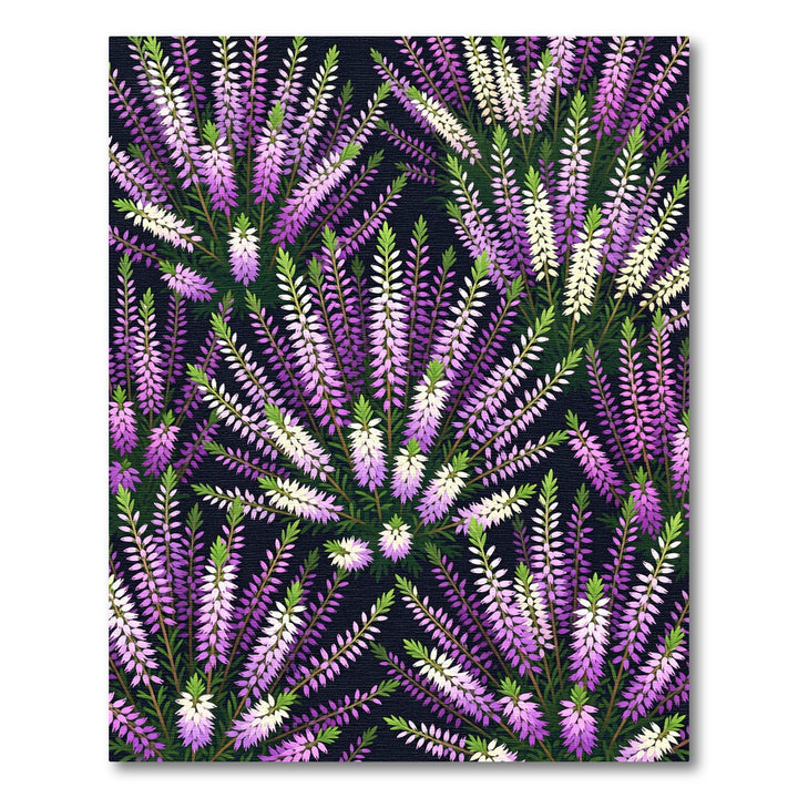 Lavender Heather Botanical Bloom Rug