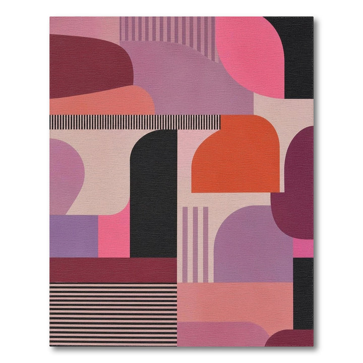 Vibrant Geometric Multi-Color Area Rug