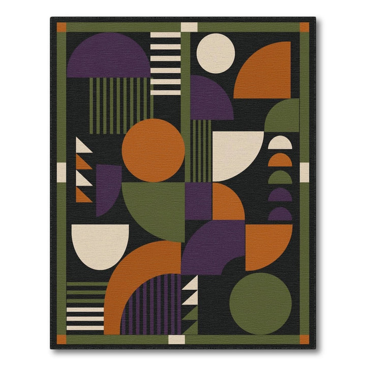 Geometric Modern Multi-color and Patterns Geometric Modern Multi-Color Area Rug