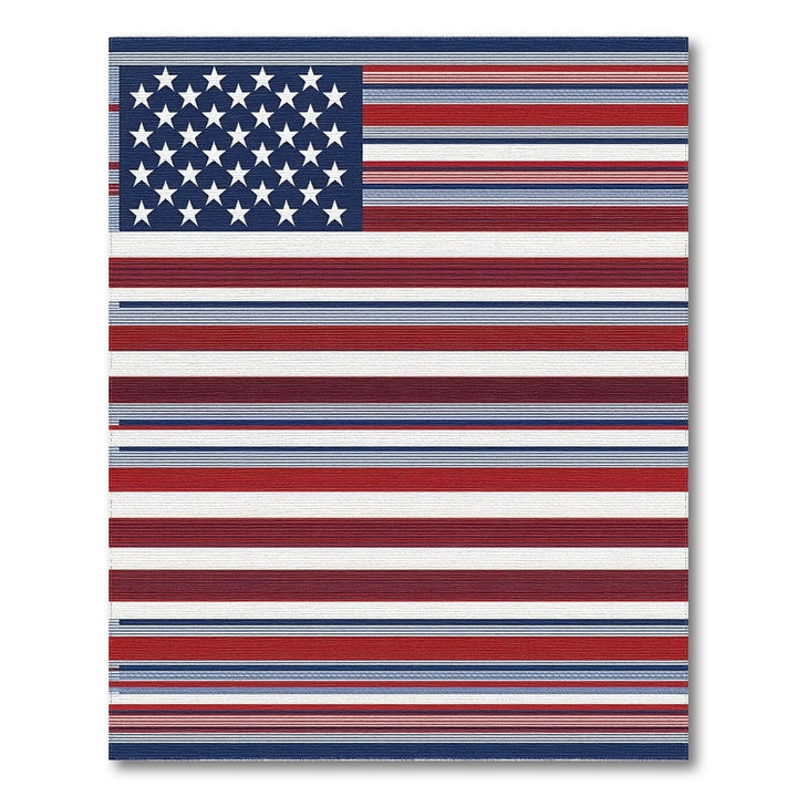 American Flag Stars and Stripes Area Rug