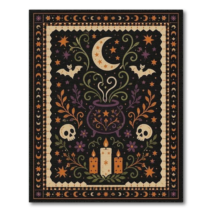 Multi-color and Patterns Mystic Cauldron Area Rug