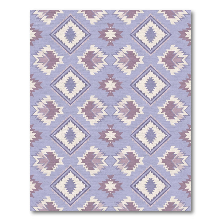 Lavender Diamond Aztec Medallion Rug