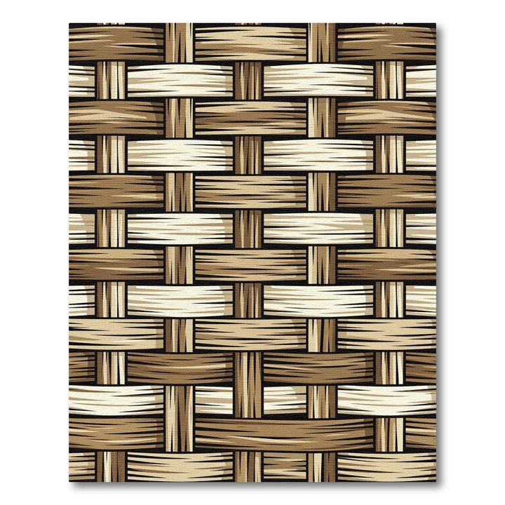 Woven Natural Bamboo Texture Rug