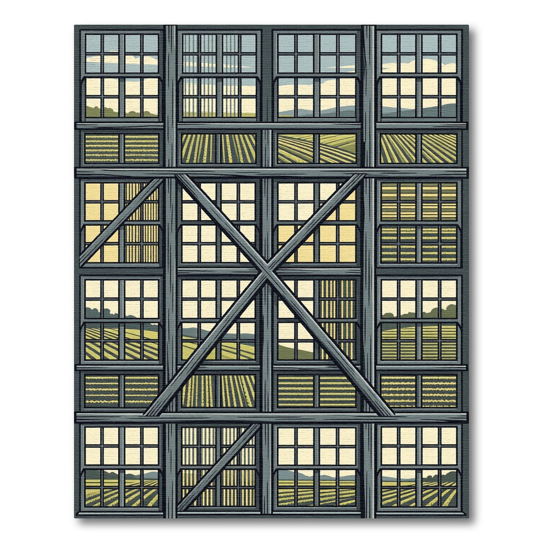 Architectural Grange Field Landscape Rug