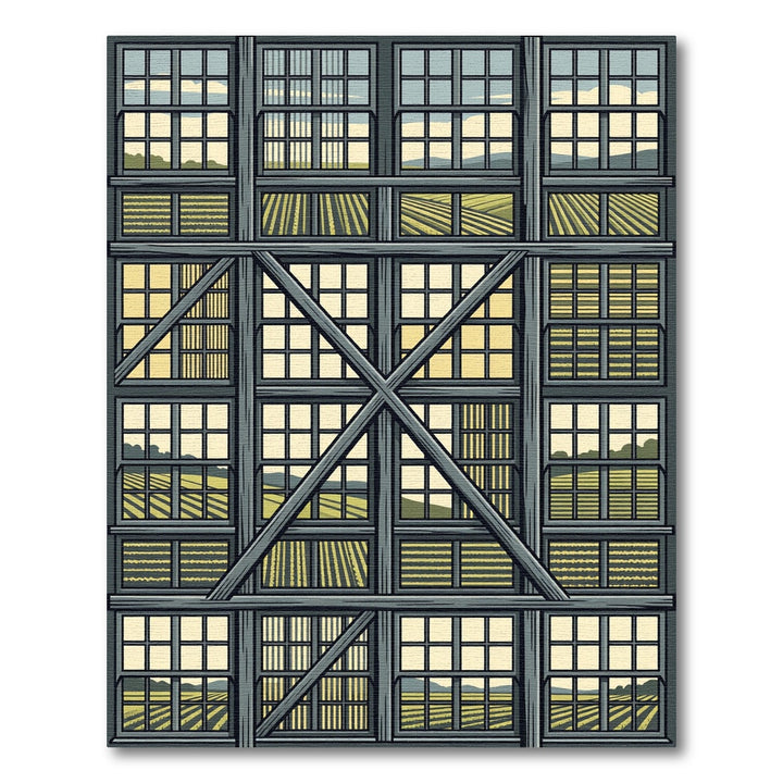 Architectural Grange Field Landscape Rug