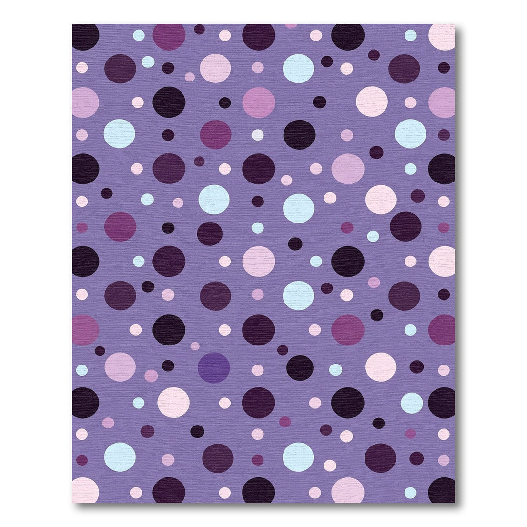 Polka Dot Lavender Circles Rug