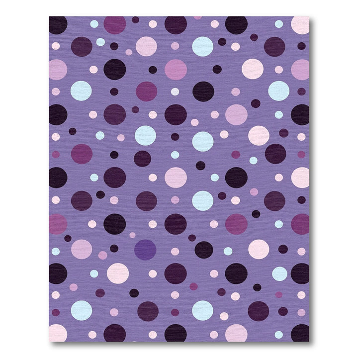 Polka Dot Lavender Circles Rug
