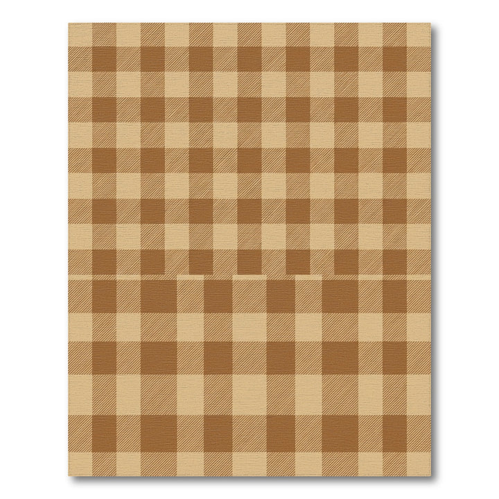 Classic Brown Buffalo Check Rug