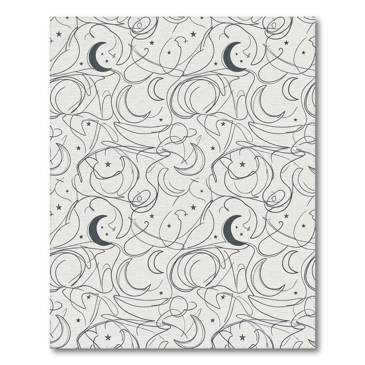 Lunar Swoosh Starry Night Rug