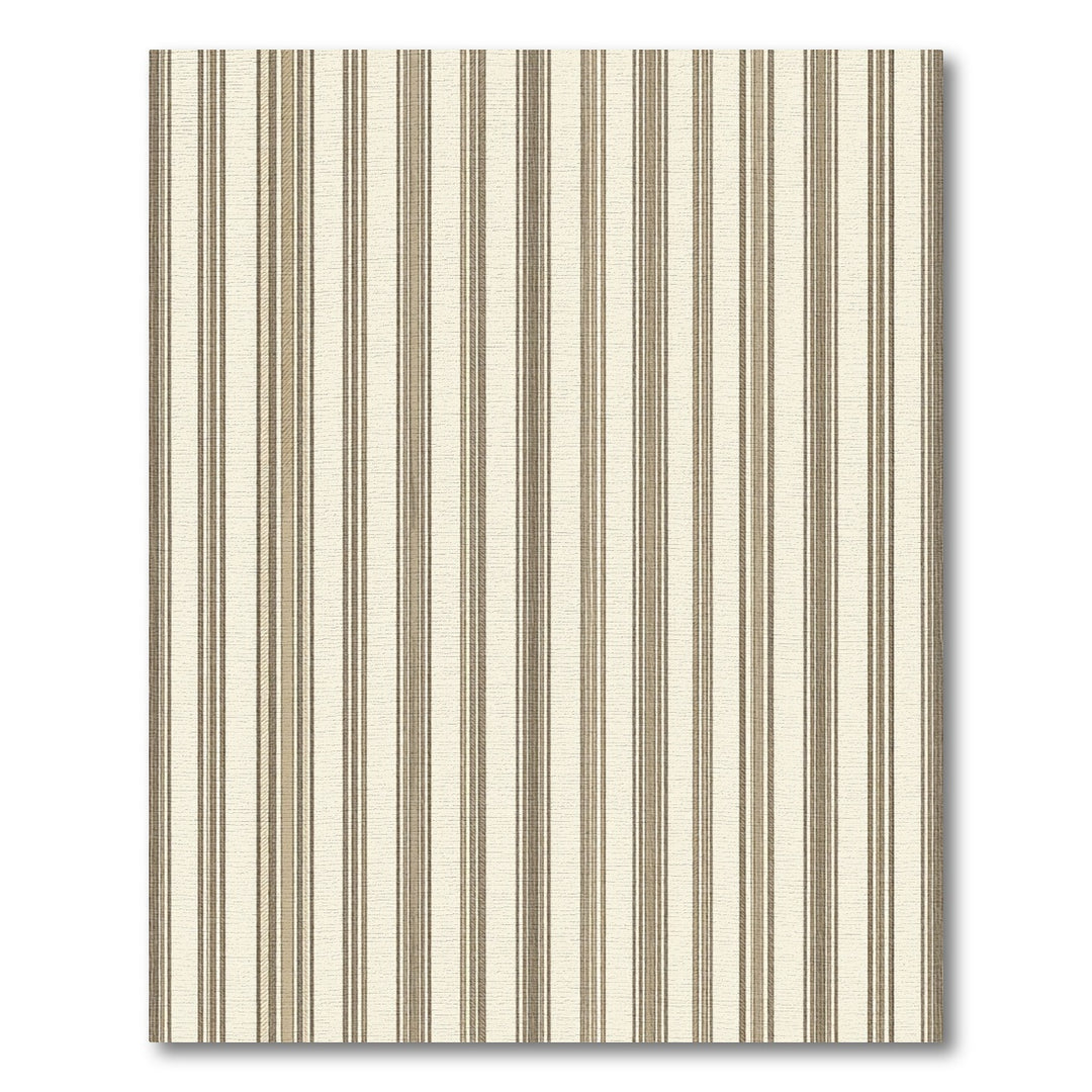 Classic Beige Narrow Stripe Rug