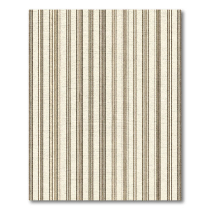 Classic Beige Narrow Stripe Rug