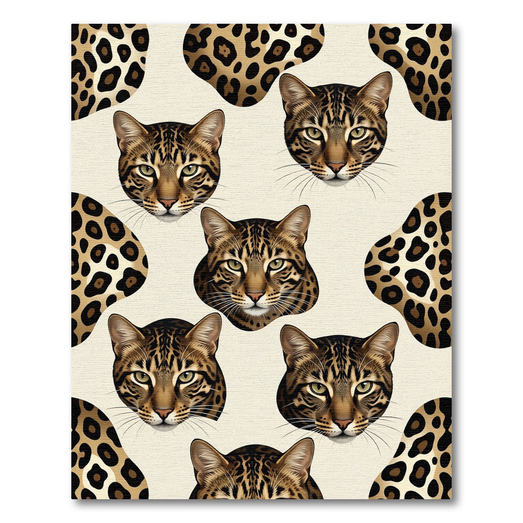 Bengal Cat Spots Animal Rug