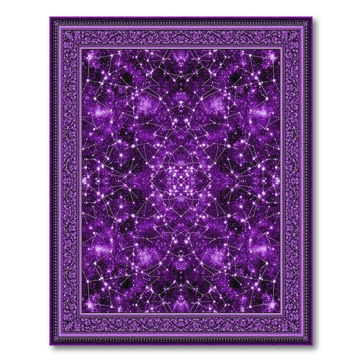 Purple Constellation Area Rug
