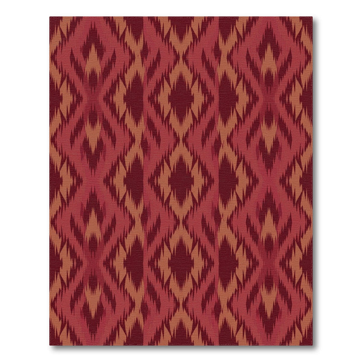 Crimson Rustic Diamond Stair Rug