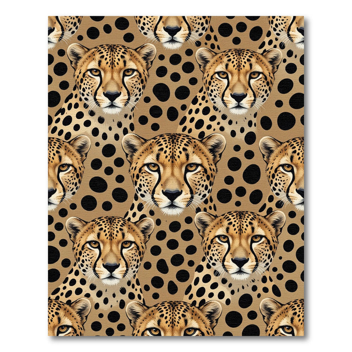 Cheetah Spots Animal Print Rug