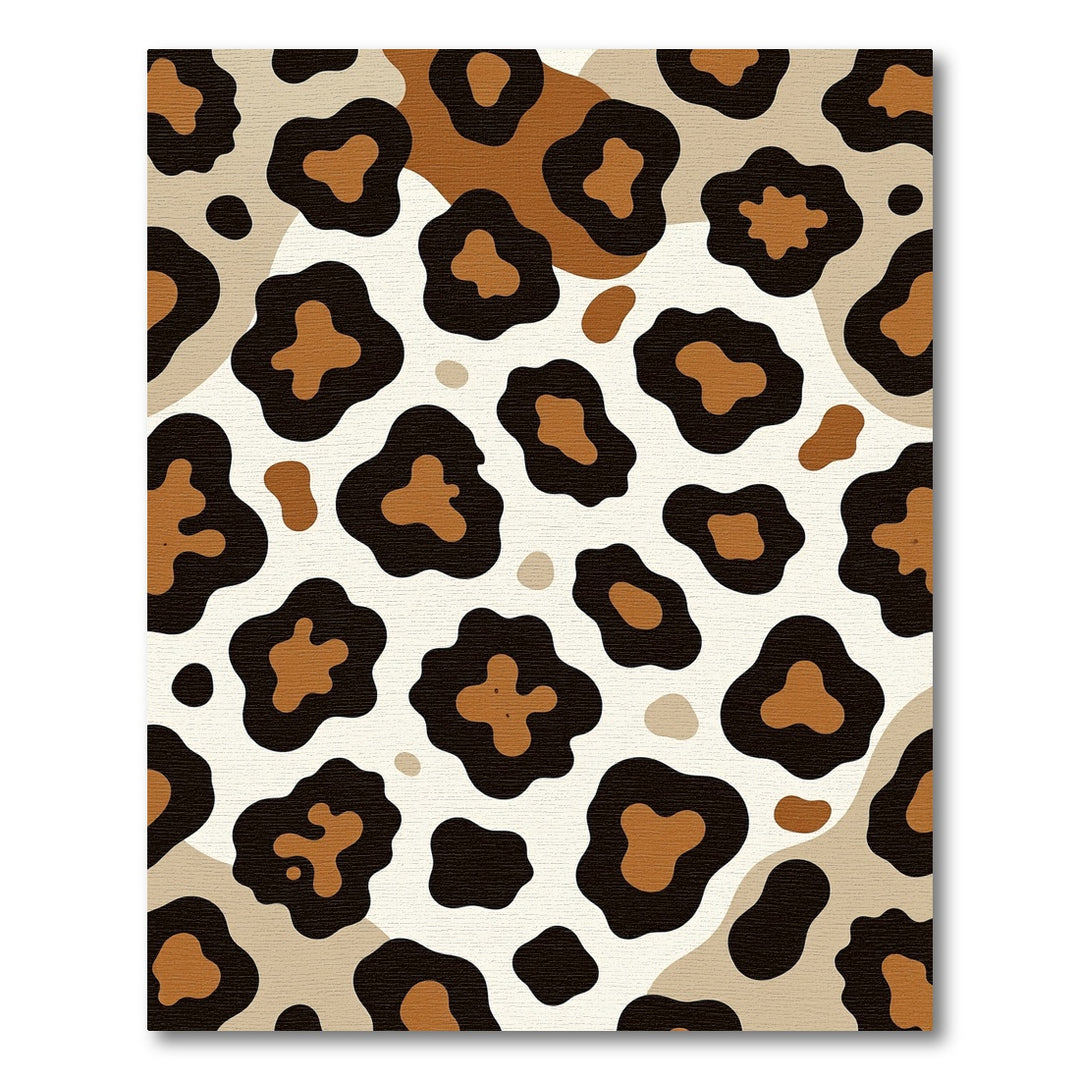 Brown Black Spots Abstract Spots Rug