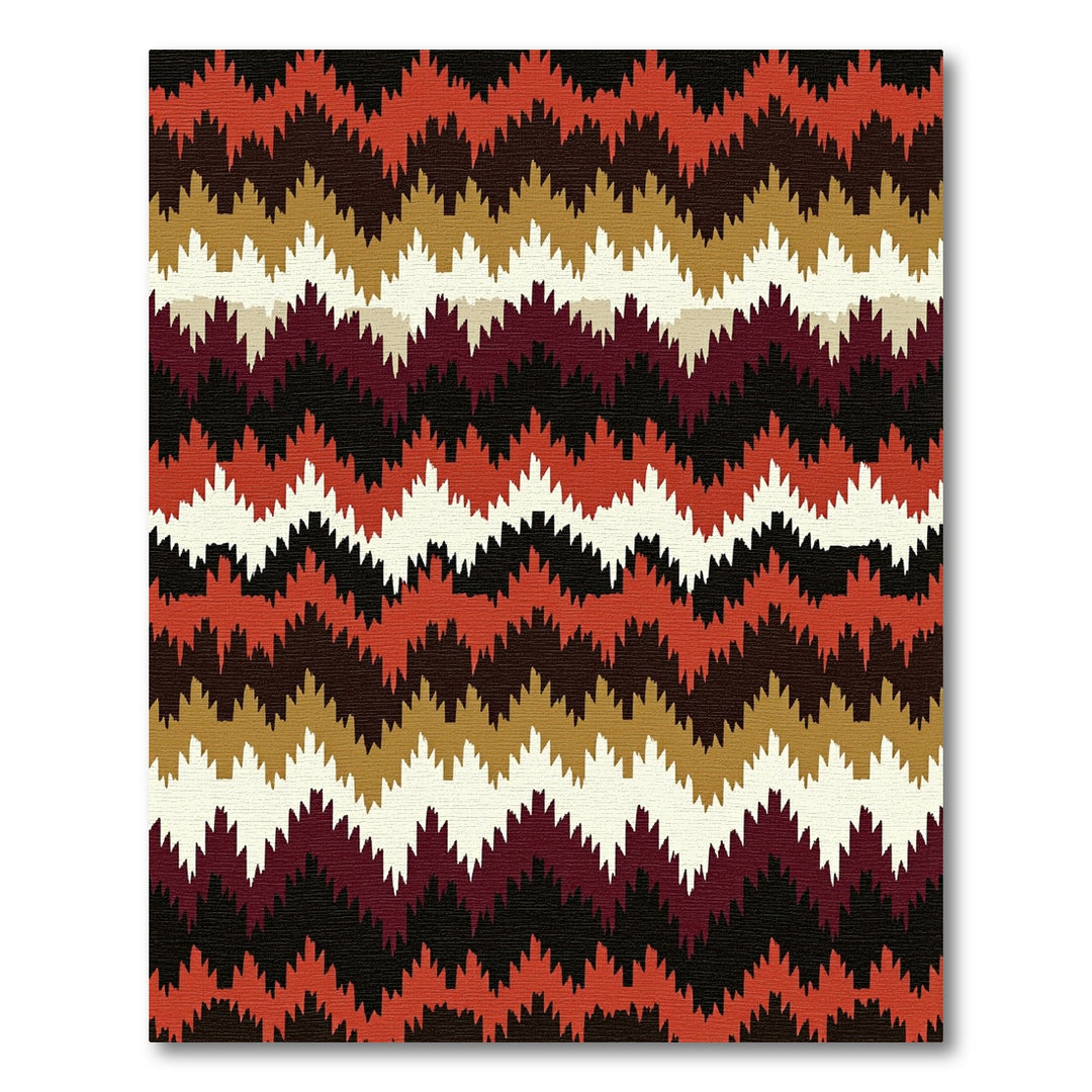 Ethnic Chevron Rug