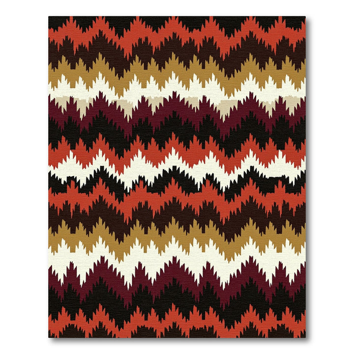 Ethnic Chevron Rug