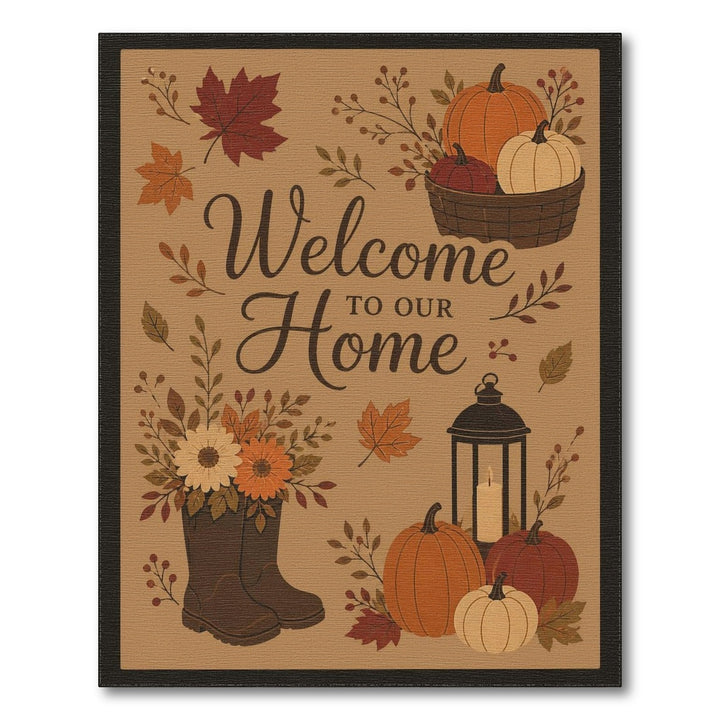 Fall Harvest Welcome Area Rug