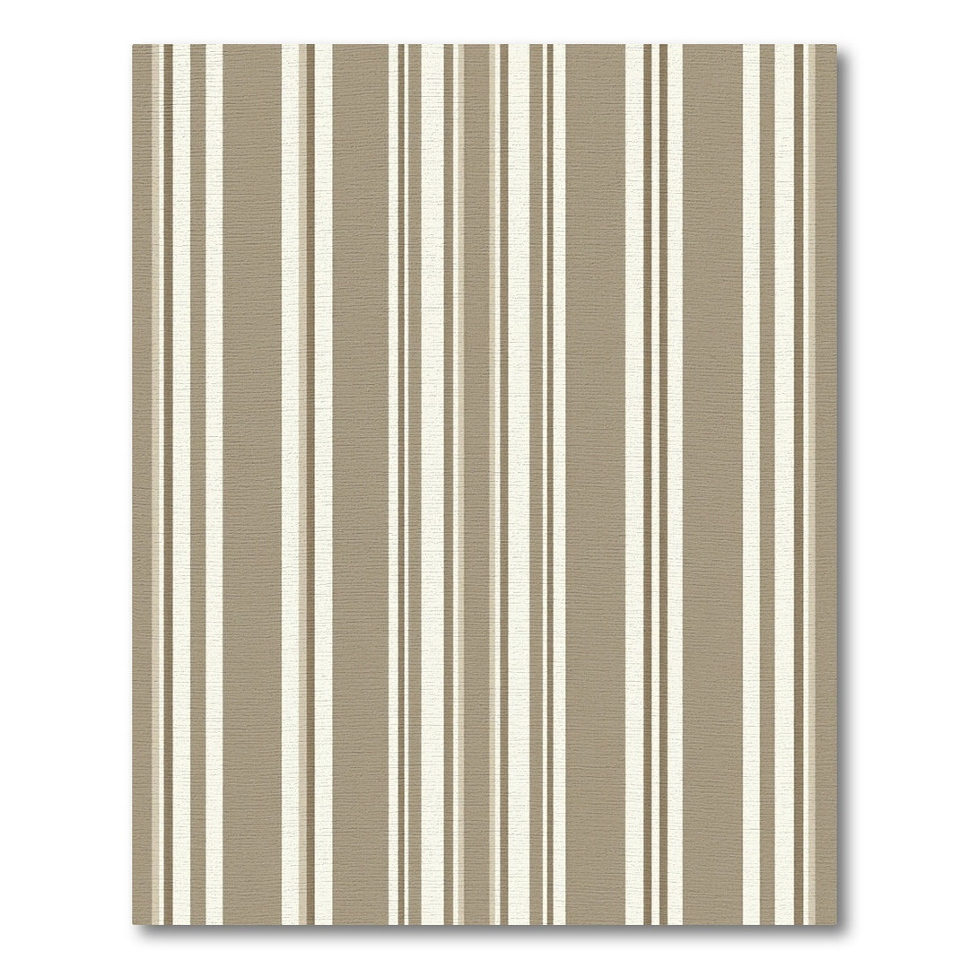 Neutral Earth Tone Vertical Stripe Rug