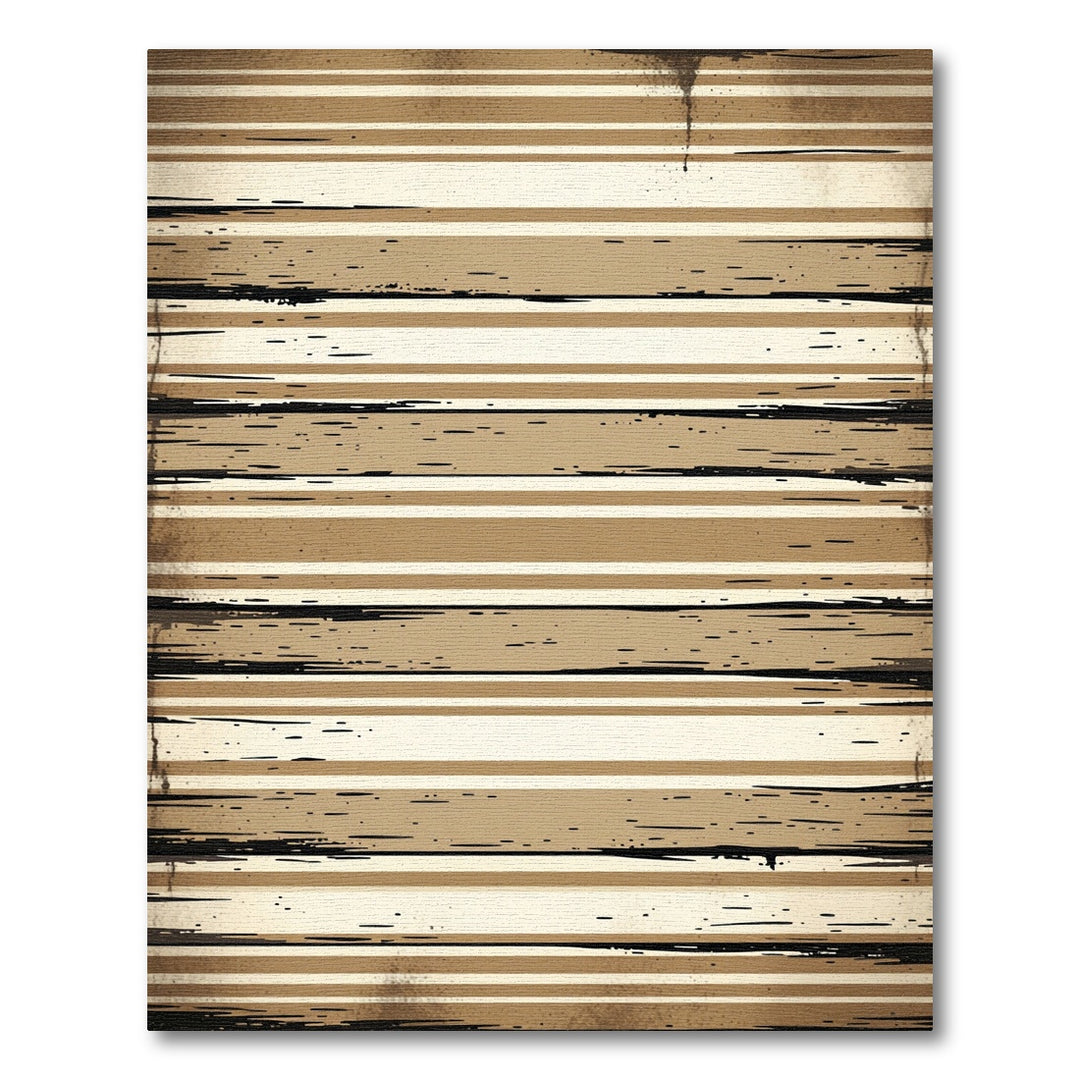 Textured Earthy Stripe Rug