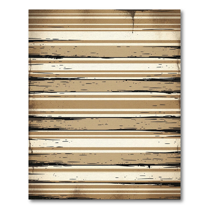 Textured Earthy Stripe Rug
