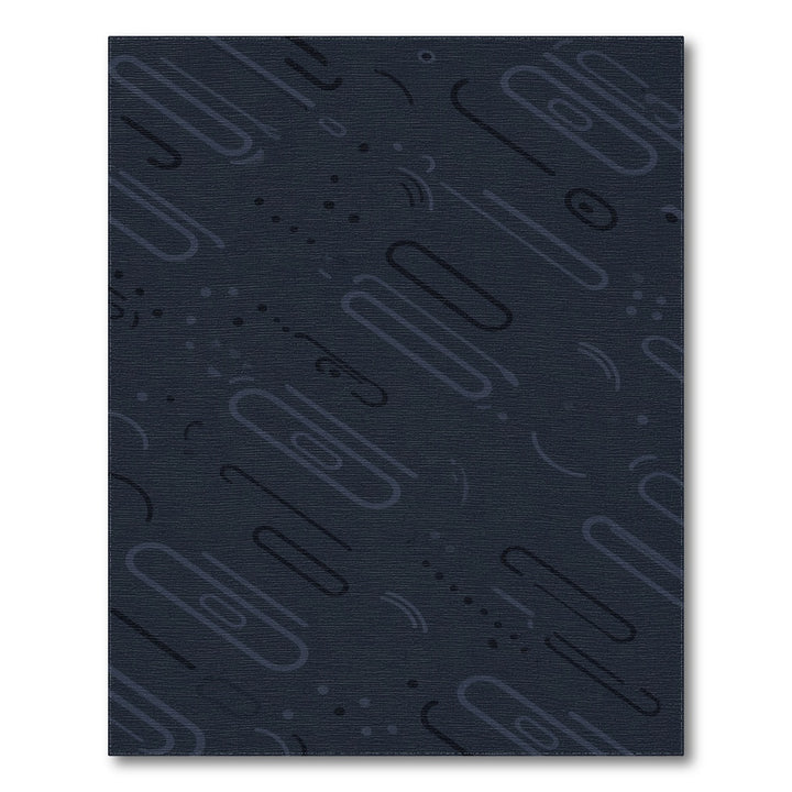 Abstract Navy Geometric Area Rug