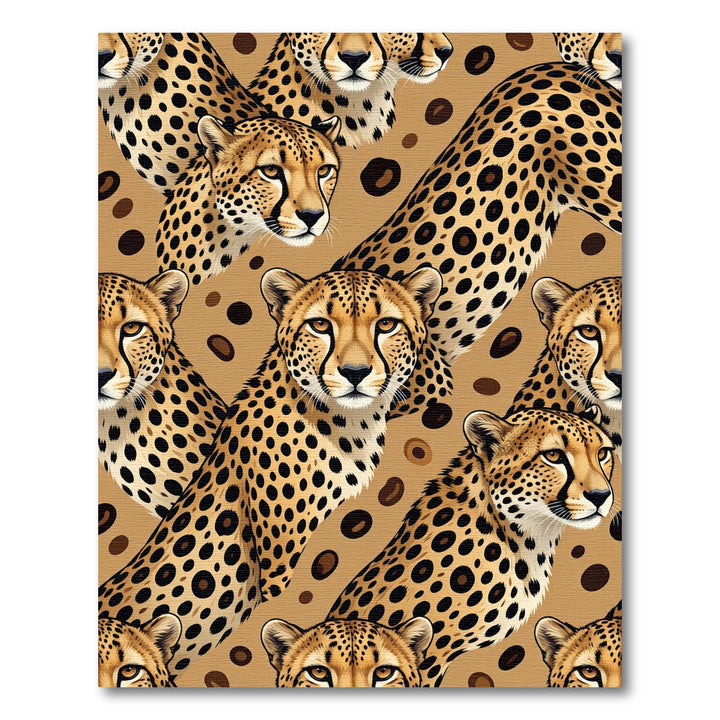 Wild Cheetah Spots Animal Print Rug