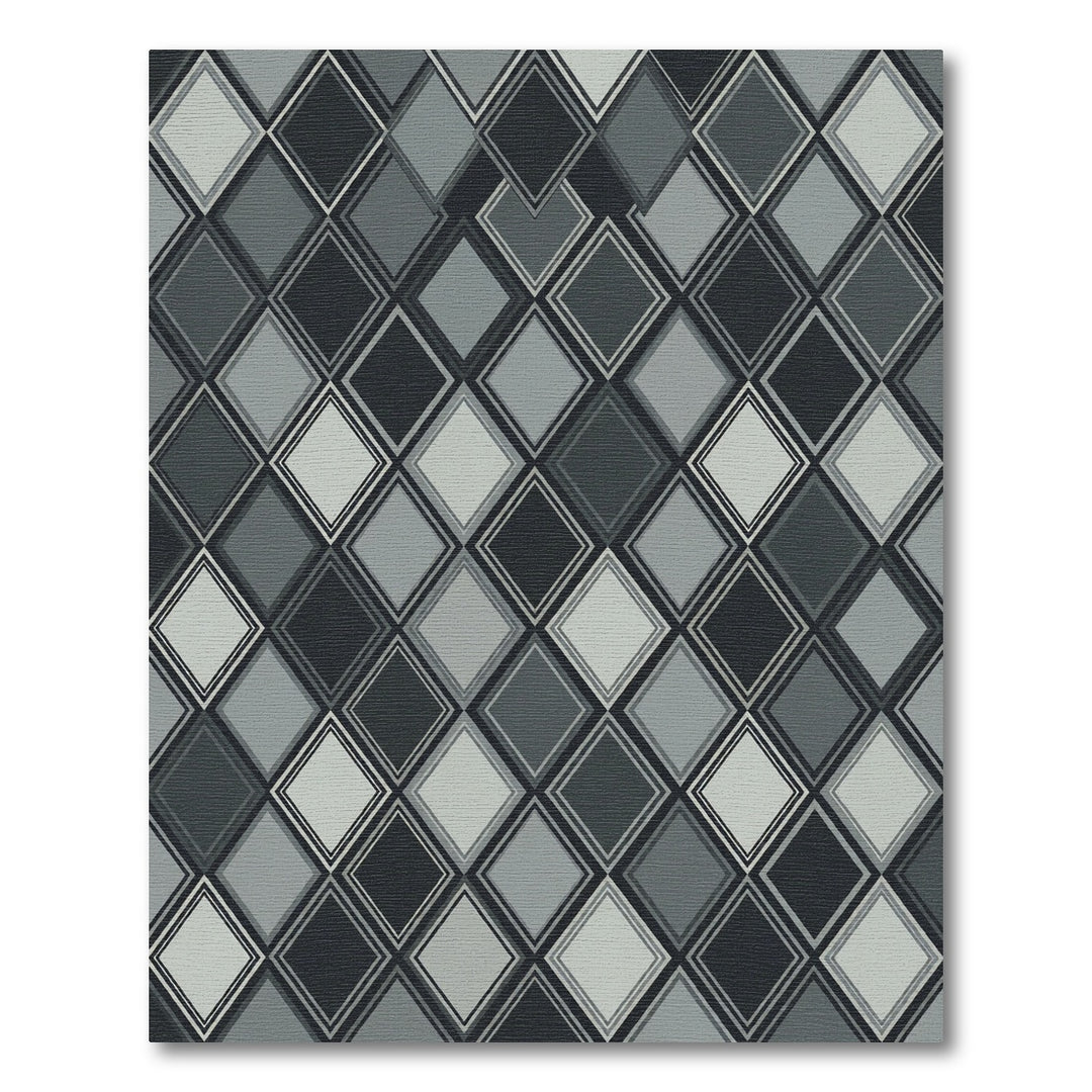 Monochromatic Diamond Arrangement Rug