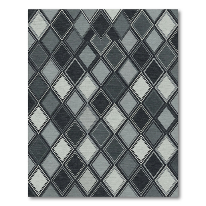 Monochromatic Diamond Arrangement Rug