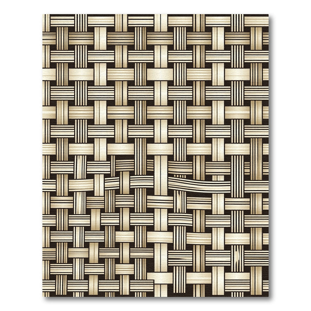 Woven Tan Geometric Texture Rug