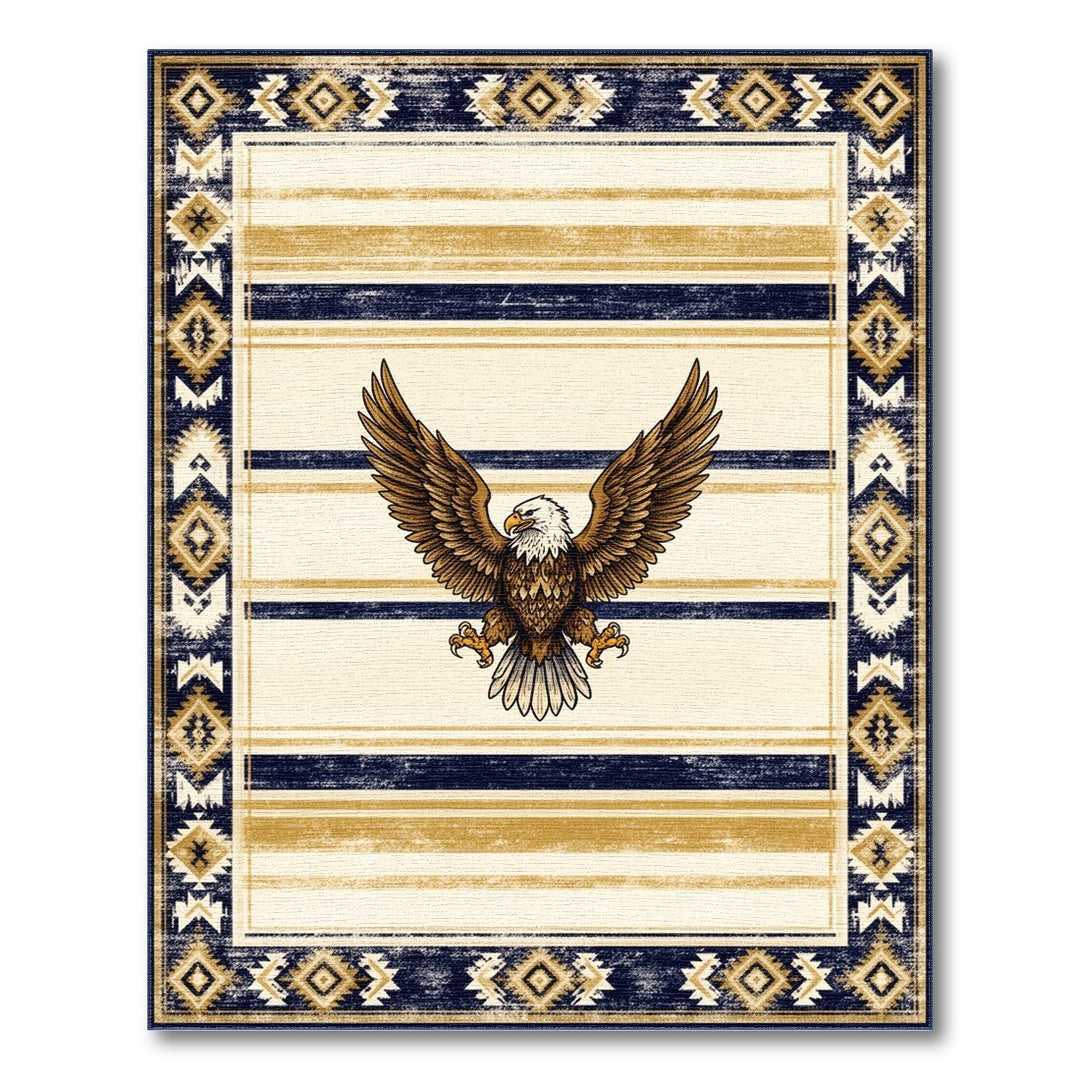 Bald Eagle Heritage Tribal Area Rug
