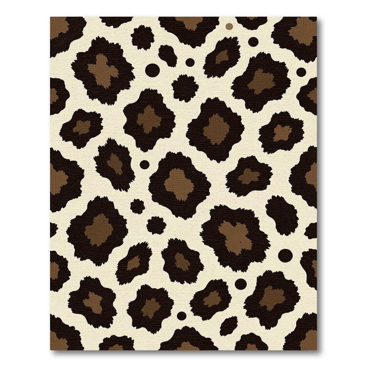 Wild Spotty Brown Cream Animal Rug
